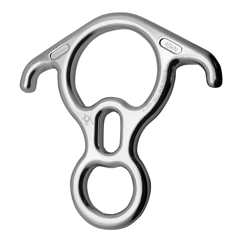 Rescue Descender, Kura Steel, Silver