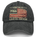 1966 60th Birthday Gift Hat - Vintage Adjustable Cap for Men & Women