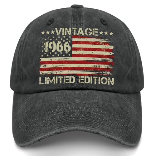 1966 60th Birthday Gift Hat - Vintage Adjustable Cap for Men & Women