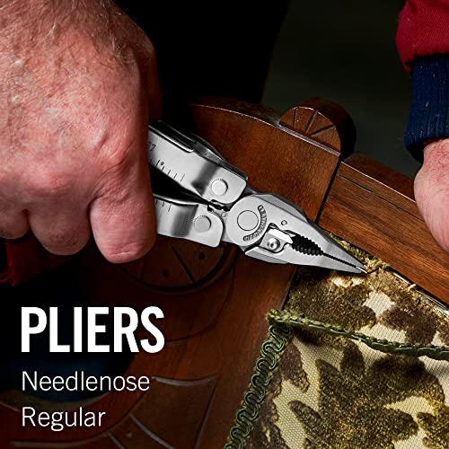 Leatherman Super Tool 300 Multitool Stainless Steel with Replaceable Wire Cutters & Saw