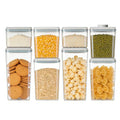 8-Piece Airtight Food Storage Container Set with One-Touch Lid - BPA-Free, Stackable for Pantry Organization