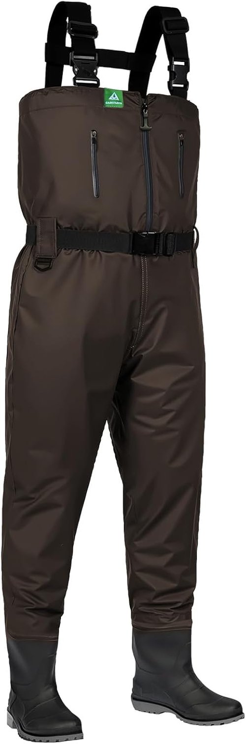 Ghosthorn Chest Waders - Insulated Waterproof Fishing Waders for Men & Women | Durable Nylon/PVC Bootfoot
