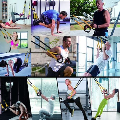 Home Resistance Training Kit with Handles, Door Anchor & Workout Guide