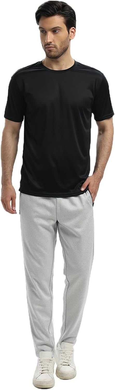 Skiennix Men's Quick Dry Short Sleeve T-Shirts - Lightweight 5/6 Pack for Gym & Athletic Wear