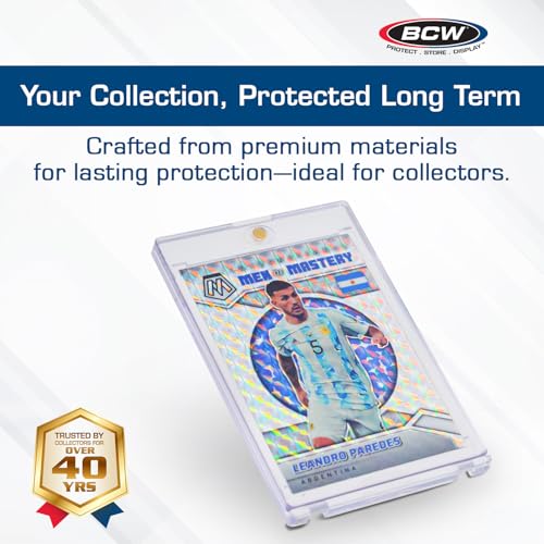 BCW Magnetic Card Holders with UV Protection - 35pt Trading Card Sleeves, 40 Count