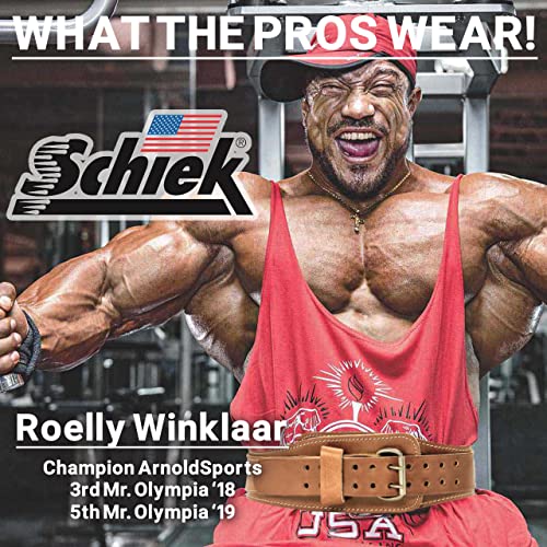 XL Leather Weight Lifting Belt with Double Prong Steel Buckle - Support & Stability