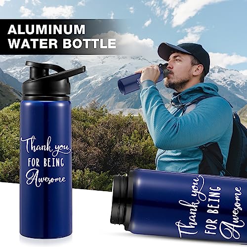 24 Pack 20 oz Aluminum Water Bottles Leakproof Sport Bottles with Twist Cap