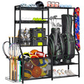 Insdiy Extra Large Black Garage Sports Equipment & Golf Bag Organizer