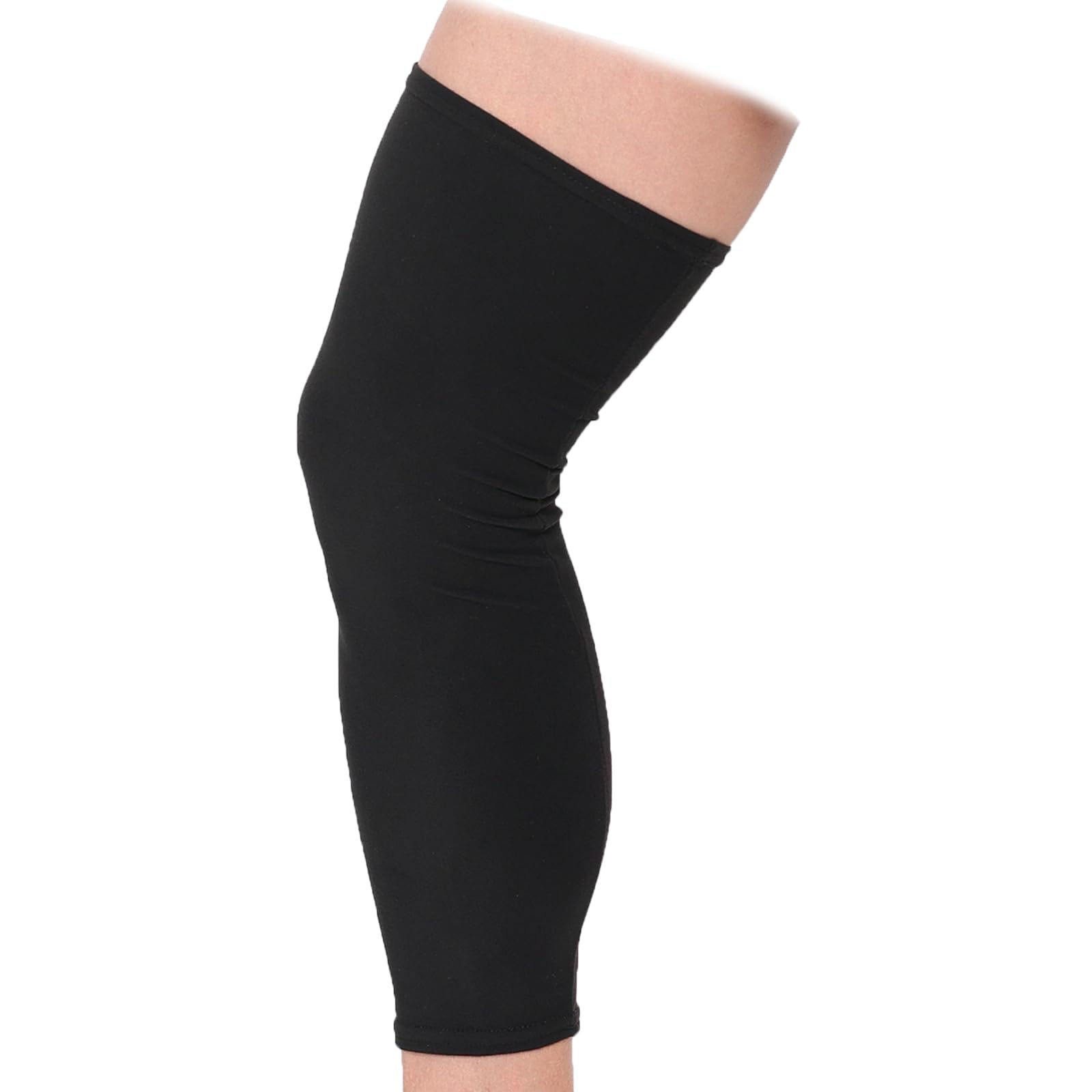 DOUKOM Knee Brace Undersleeve for Men & Women, Leg Undersleeve for Knee Brace Closed Patella Protects Skin from Abrasions and Irritations (L)