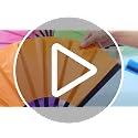 Blulu 13 Inch Large Folding Fans for Line Dancing - Classic Color, 48 Pack - Model B13C48