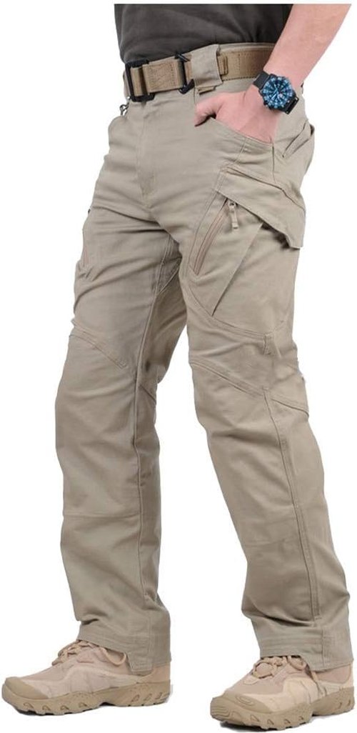 CARWORNIC Gear Men's Tactical Hiking Pants - Lightweight Cotton Military Cargo Trousers