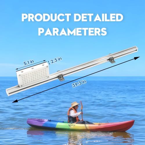 Heavy Duty Aluminum Kayak Trolling Motor Mount Kit with Adjustable Bracket