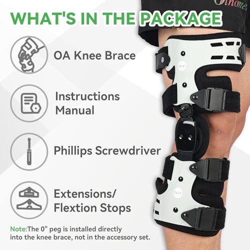 Orthomen OA Unloader Knee Brace for Osteoarthritis - Left Side