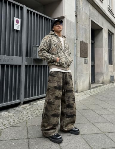 Aelfric Eden Women's Baggy Camouflage Sweatpants Small Unisex Y2K Streetwear