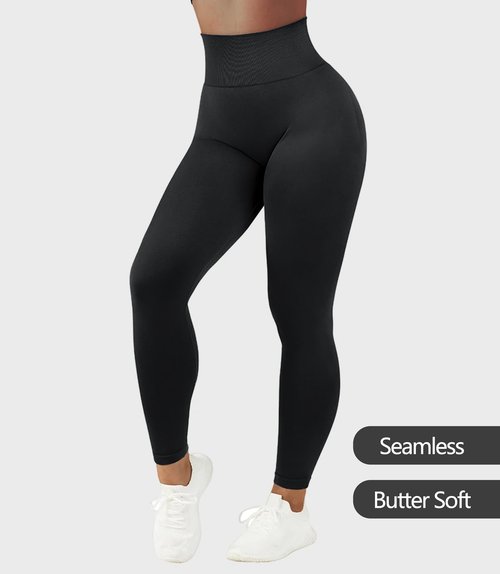 JGS1996 Hidden Scrunch Butt Lifting Leggings for Women Tummy Control High Waisted Workout Gym Seamless Impact Yoga Pants