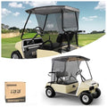 Black 10L0L 2-Passenger Golf Cart Sun Shade Cover for EZGO & Club Car