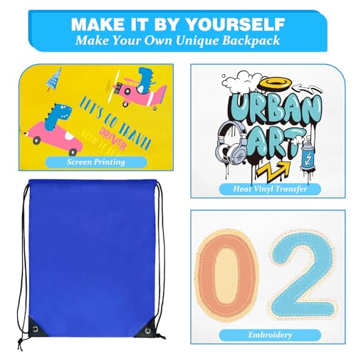 120 Pack Multicolor Drawstring Bags Bulk for Gym Sports Travel - New 12 Colors