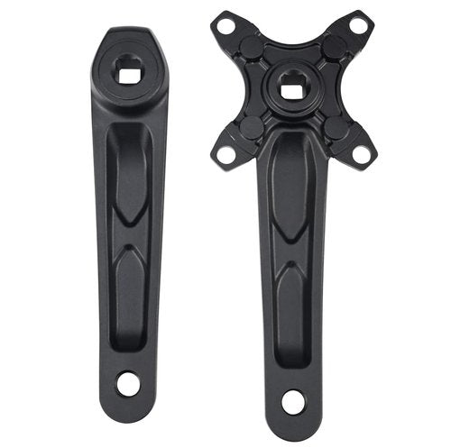 CYSKY Bike Crank Arm Set 170mm 104 BCD Square Taper Crankset with Chainring Bolts, for Mountain Bike, Road Bike, City Bike, Folding Bike, Ebike