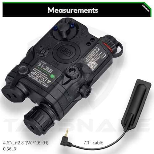 TacSnake PEQ-15 Pro Airsoft Laser & Light Combo - Tan