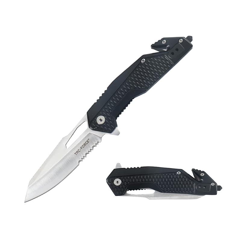 Tac-Force Tactical Folding Knife, 8 Inch Overall Length, 3.25 Blade,