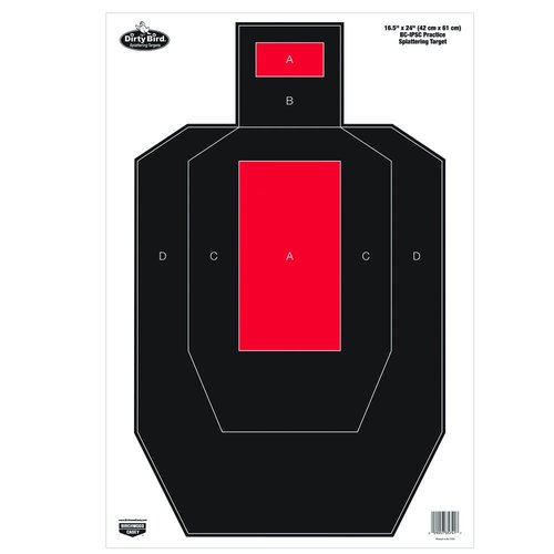 Birchwood Casey Dirty Bird BC-IPSC Practice Target (Per 3), 16.5 x 24-Inch