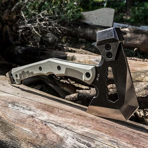 Multifunctional Tactical Axe with Hammer & Pry Tool - Camping and Rescue Tool