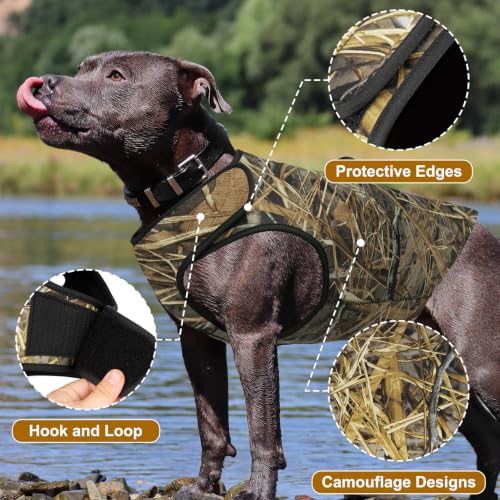 Hunthor Dog Hunting Vest Large Neoprene Camo Waterfowl Field Use