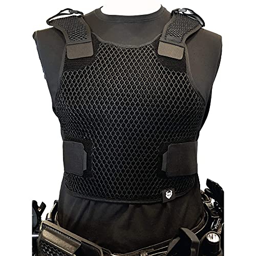 MILITAUR Small Black Adjustable Ventilation Vest for Tactical Airflow