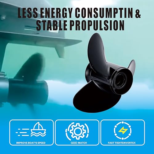 Boat Propeller 14.5x19 Pitch for Mercury/Mercruiser Outboard Engines - High-Performance Aluminum