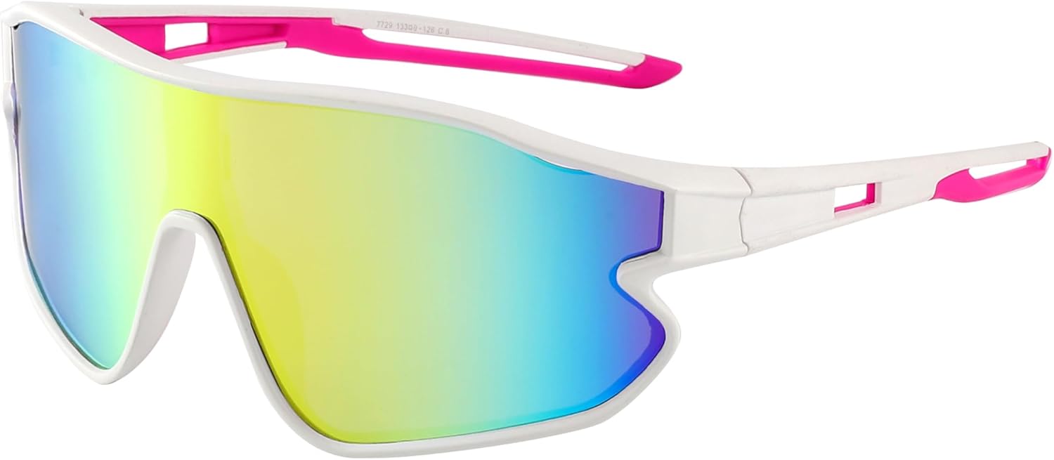 Skiennix Kids Sports Sunglasses - UV400 Protection for Youth | Stylish Baseball Shades for Boys & Girls