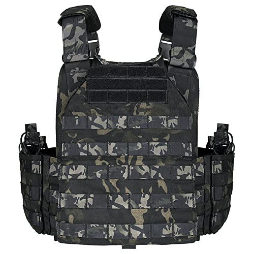 vAv YAKEDA Camo Tactical Outdoor Carrier Vest - Black 40