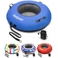 GoSports 44 Inch Blue Heavy-Duty River Tube with Canvas Cover & Mesh Bottom