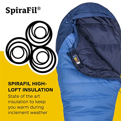 Marmot Trestles 15 Sleeping Bag - Cobalt Blue/Blue Night, Men's, Regular, Left Zip