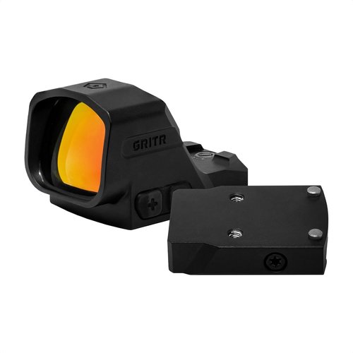 GRITR RD1MAX Red Dot Sight - RMR Footprint Pistol Optic with Large Open Window & 6 MOA Dot