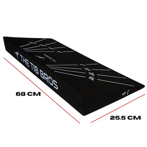 Squat Wedge Block - Squat Weight Lifting Wedges for Home Gym or Personal Trainers - Ramp Blocks for Heel Elevated Squatting Workout - Calf Raise Platform Board