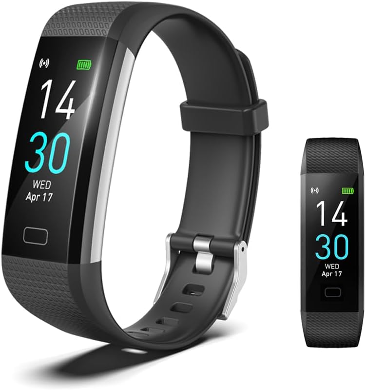 Skiennix Fitness Tracker - Heart Rate Monitor & Step Counter | IP68 Waterproof Smart Watch for Men & Women