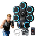 X-Large Music Boxing Machine with LED Lights & Bluetooth Speakers – Interactive Fitness Punching Bag for Adults