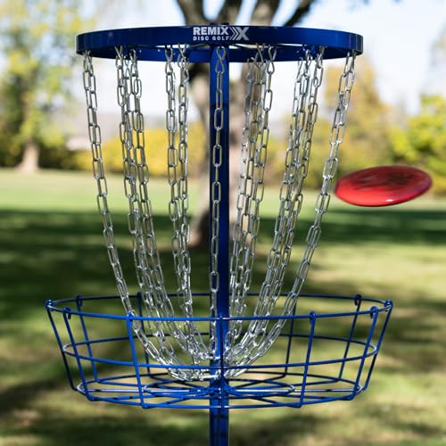 Disc Golf Practice Basket - Remix Deluxe 24-Chain, Black / 24-Cha Variation
