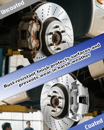 Kesbou Brake Caliper Set Compatible with Ford F-150 2012-2020 & Lobo 2011-2020, Front Left & Right, Variation 10195