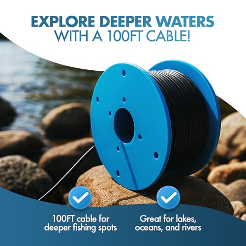 Underwater Fishing Camera - Portable Fish Finder for Ice & Open Water