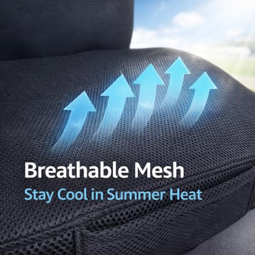Jioy CoolFlow Breathable Seat Covers for Evolution D5 - Full Set, Black