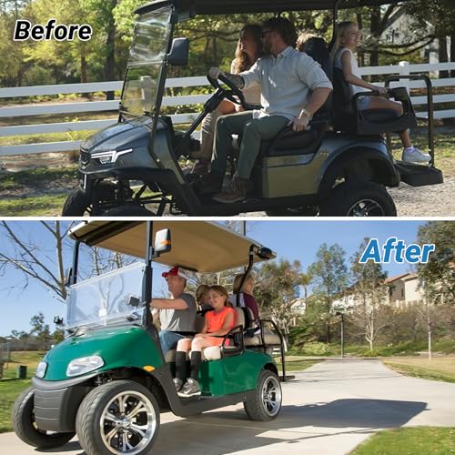 Universal Golf Cart Seat Belt Kit for EZGO Yamaha Club Car - Safety & Easy Install