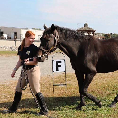 8Pcs Metal Dressage Arena Letters Set for Equestrian Training & Events