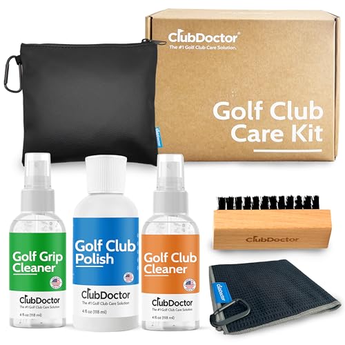 Golf Club Care Kit - Clean, Polish & Restore Irons, Drivers, Putters