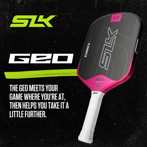 Selkirk Sport SLK Geo Pickleball Paddle Pink Widebody T700 Carbon Fiber Core