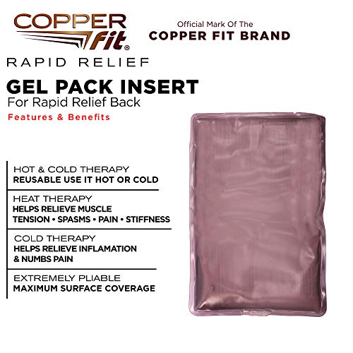 Copper Fit Hot Cold Therapy Replacement Insert for Back Support Brace