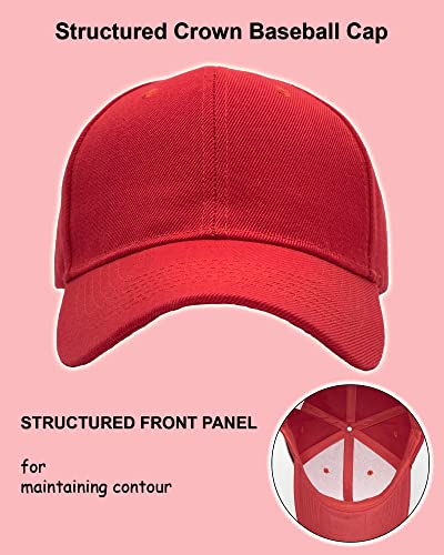 Structured Baseball Cap with Adjustable Closure - Performance Outdoor Hat