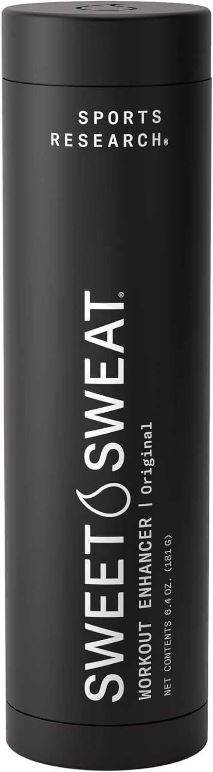 Sports Research Sweet Sweat Workout Enhancer Gel - Maximize Exercise & Boost Sweat - 6.4oz Stick