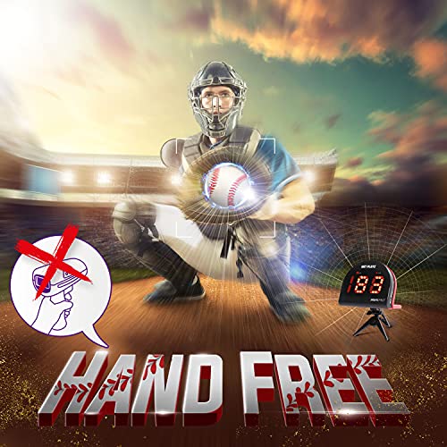 TGU Baseball Radar Gun Hands-Free Speed Sensor for Pitch & Bat Training