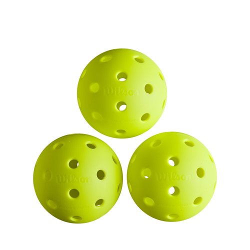 WILSON TRU 32 Pickleball Ball - 3 Balls, Yellow